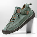 Flat-Soled Casual Hand-Stitched Mens Shoes