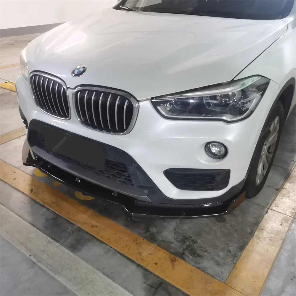 BMW X1 F48 Car Front Bumper Lip Spoiler Splitter Diffuser X1 20i 20d 18i 18d 25i 25d Non-M Sport 2015-2019