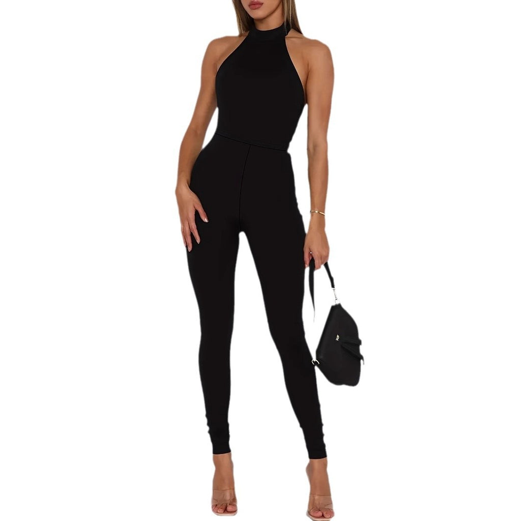 Women's black jumpsuit