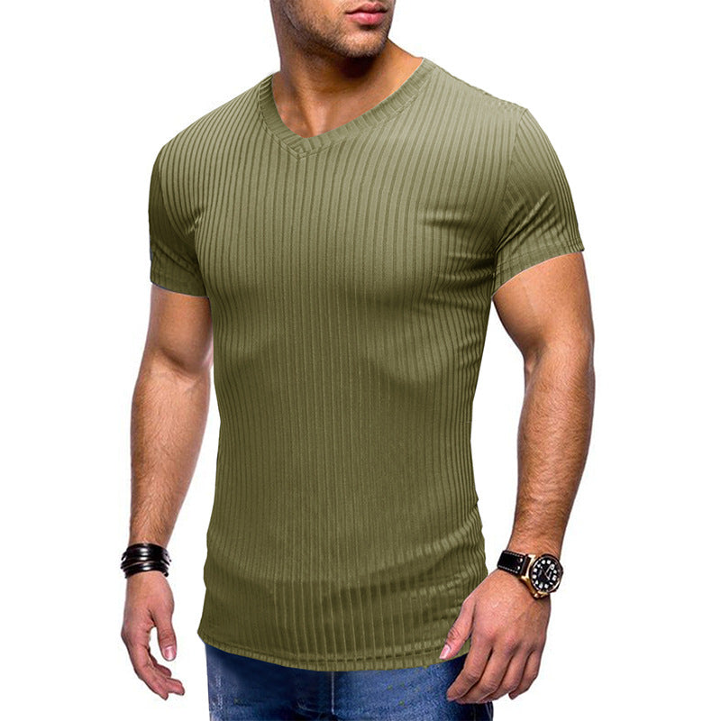 Small V Neck  Men's T-shirt