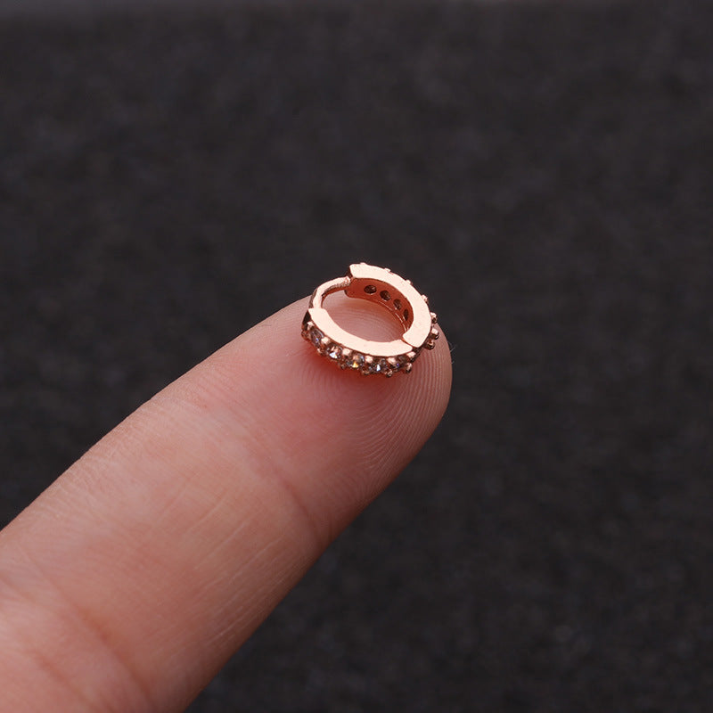 Small hoop earrings