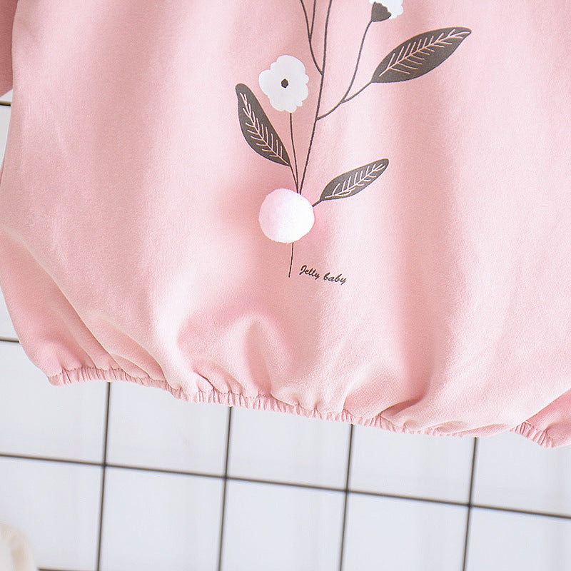 Baby Girl's Two Piece Long Sleeve Suit