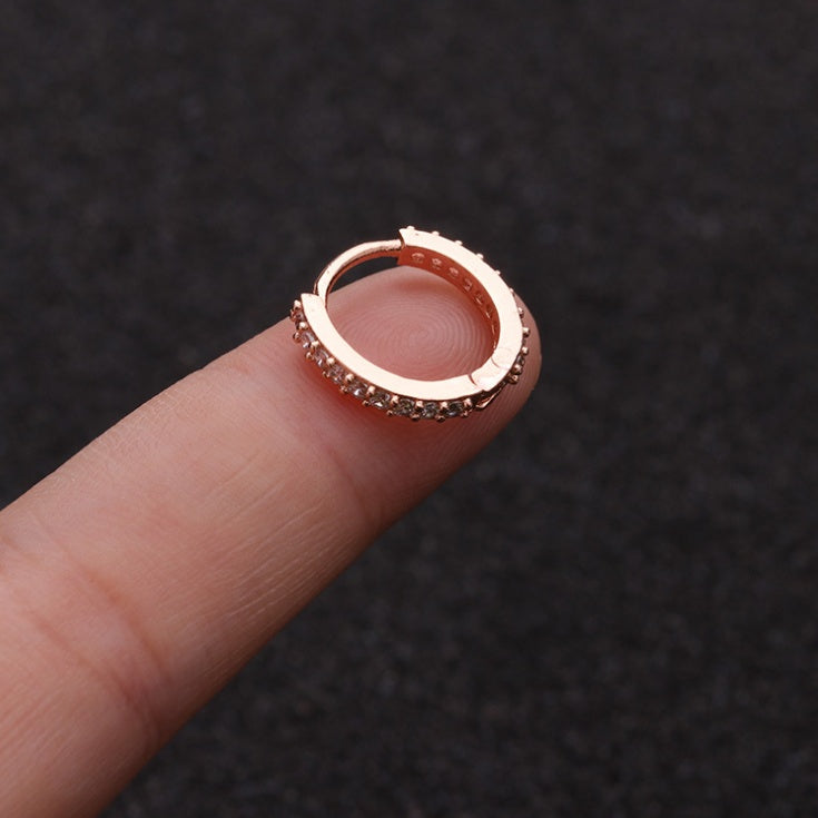 Small hoop earrings