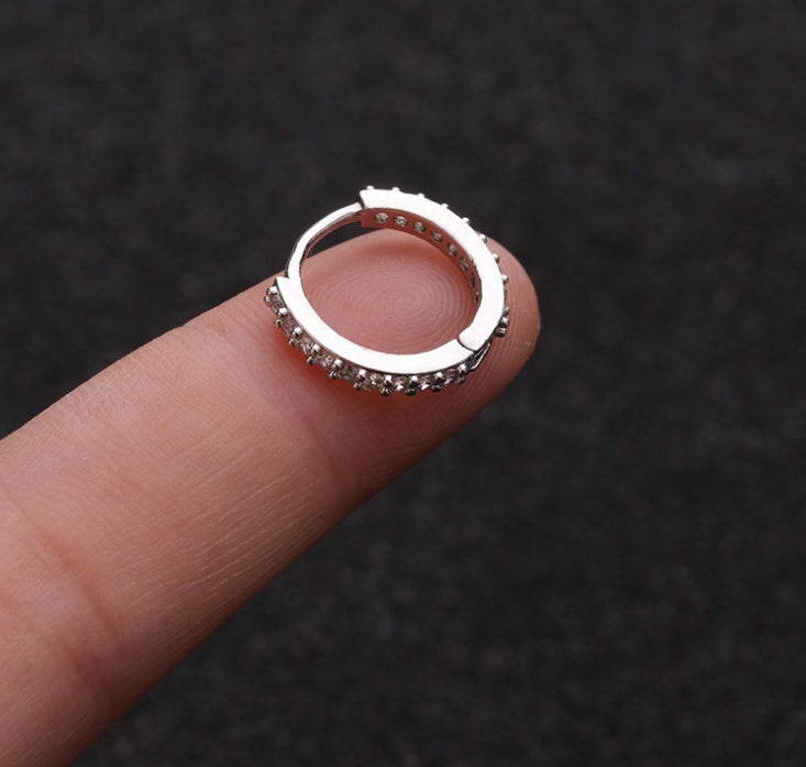 Small hoop earrings