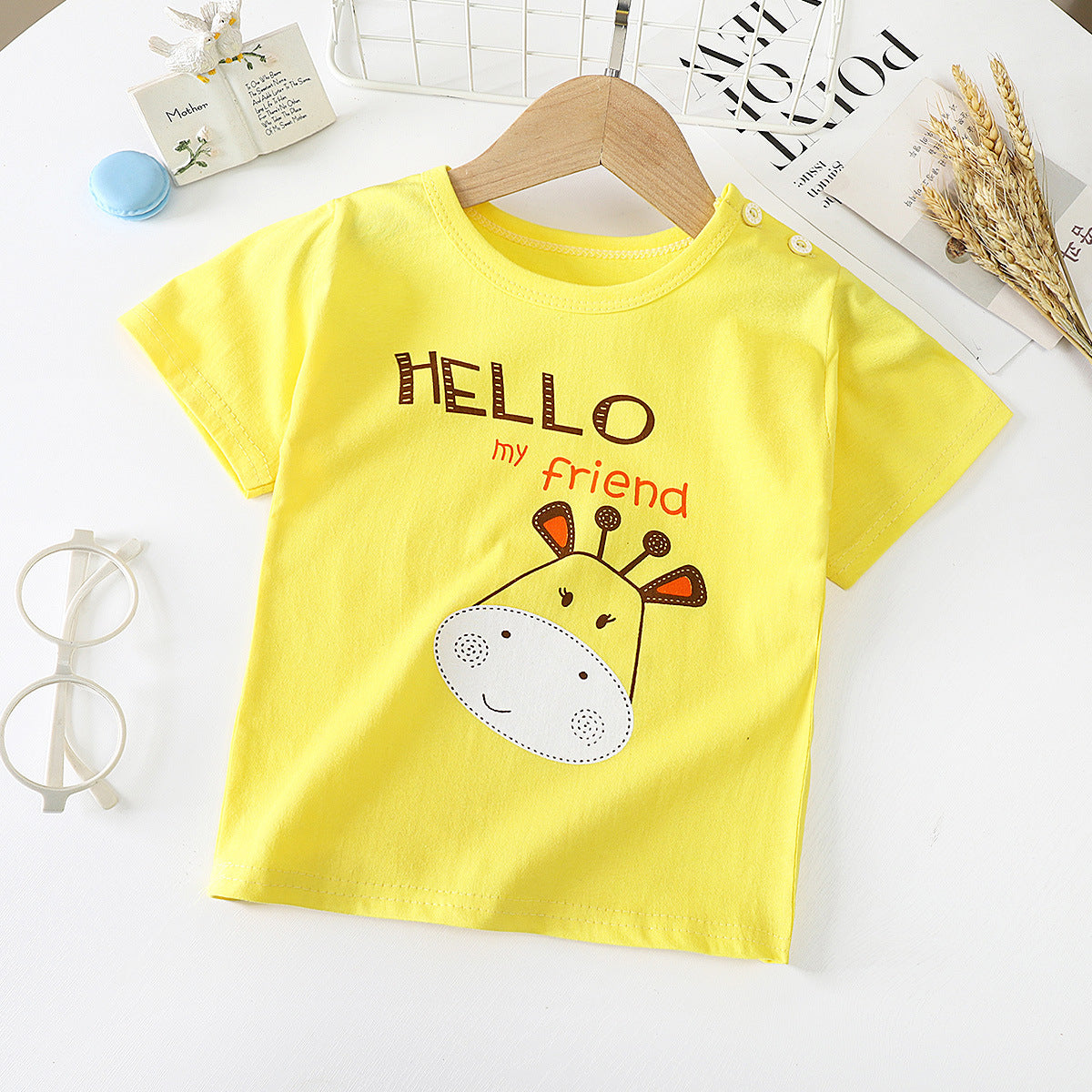 Children's Short-sleeved T-shirt cotton (several options)