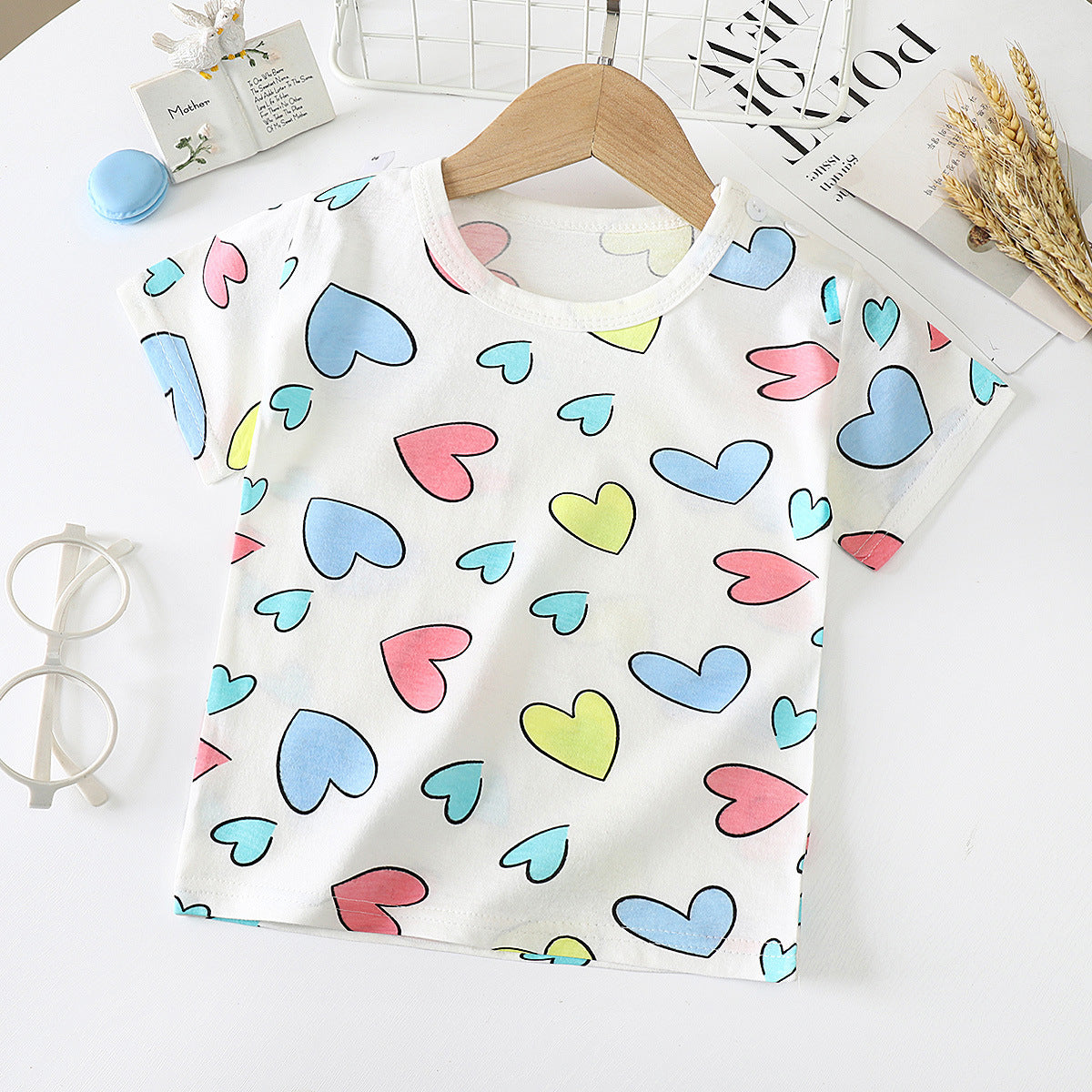 Children's Short-sleeved T-shirt cotton (several options)