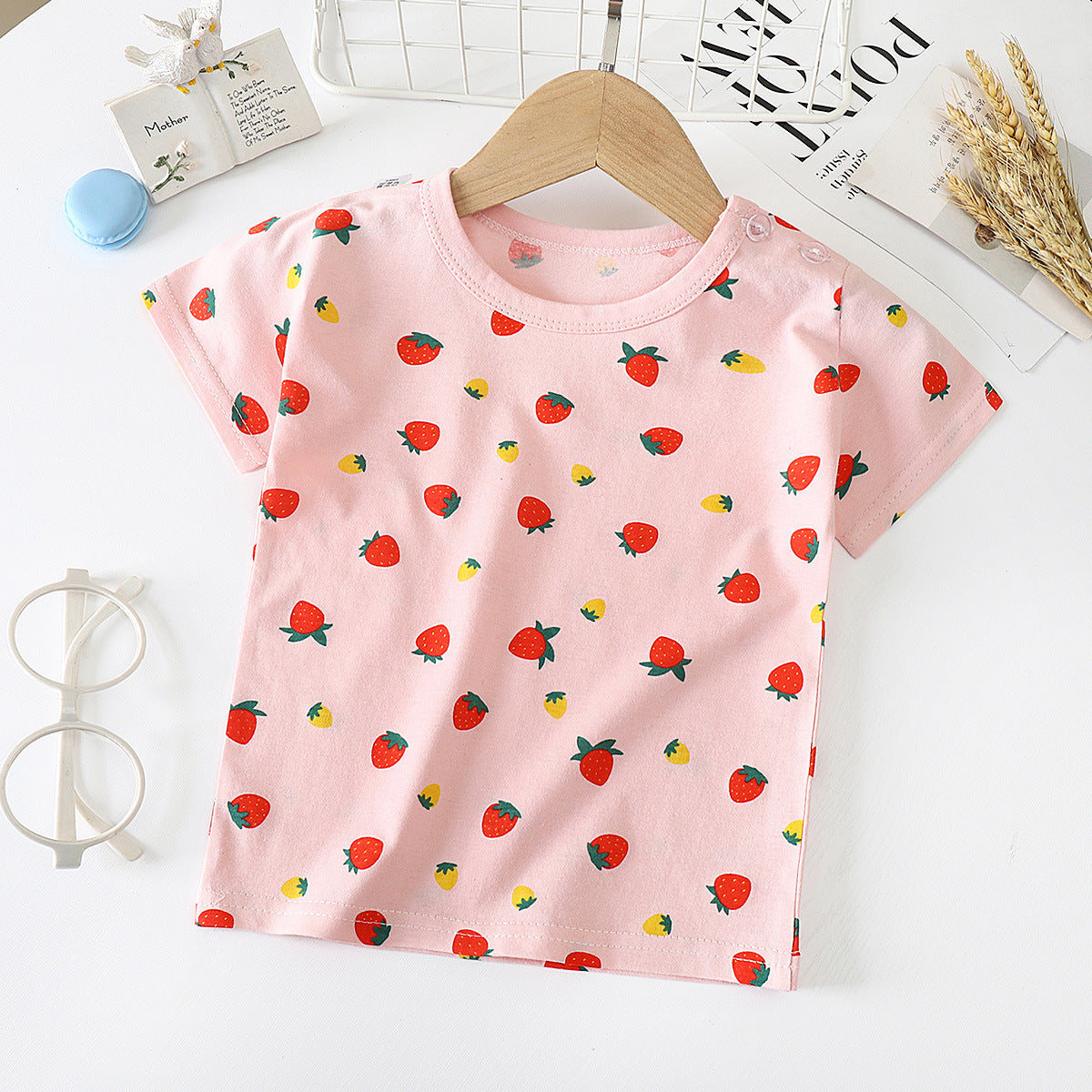 Children's Short-sleeved T-shirt cotton (several options)