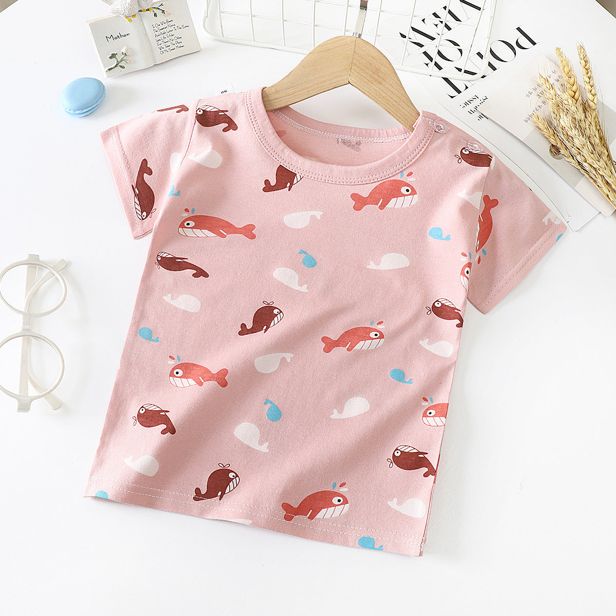 Children's Short-sleeved T-shirt cotton (several options)