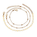 Fashion Anklet Three-Piece Flat Snake