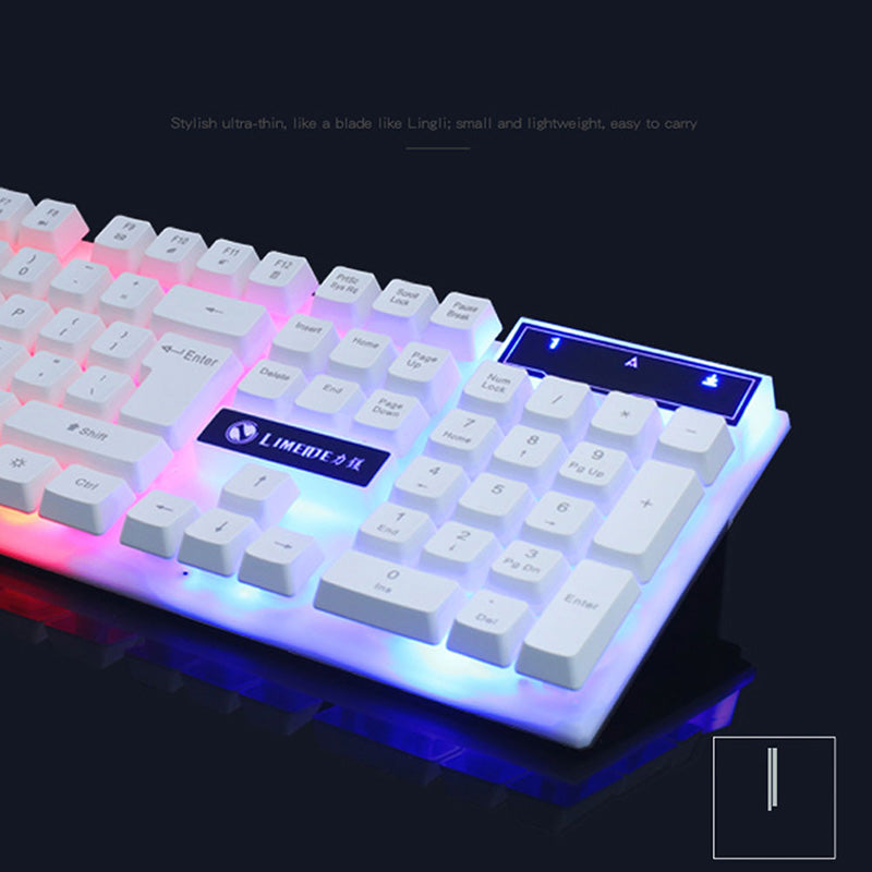 GTX300 Keyboard Mouse Glowing Set