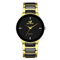 Men's Steel Strap Watch Two-color Strap