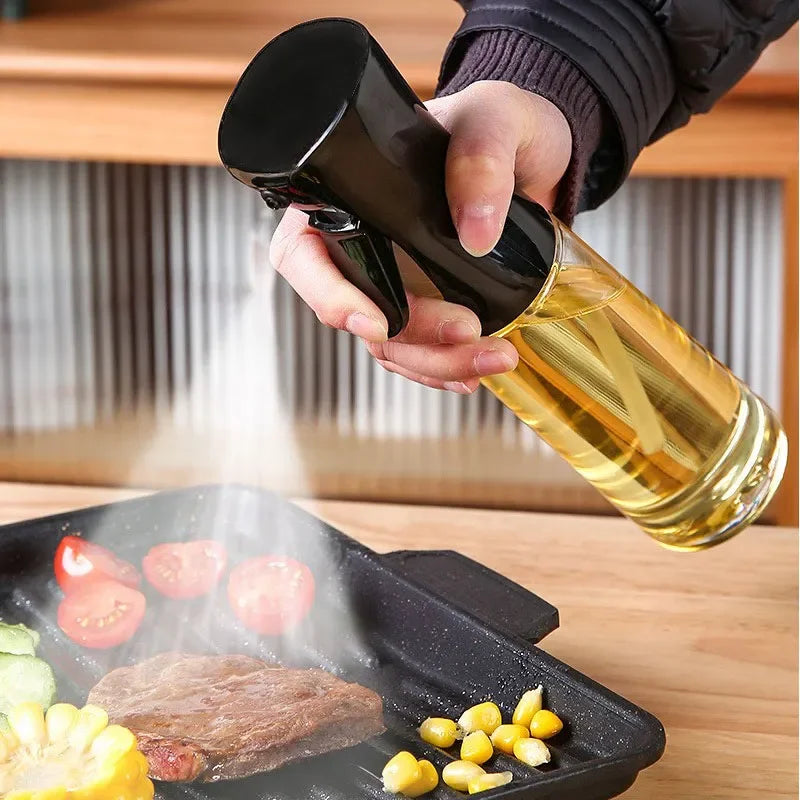 Oil Spray Bottle BBQ Cooking Olive Oil Sprayer Plastic Baking Oil Spray Empty Bottle Vinegar Bottle Or Oil brush 