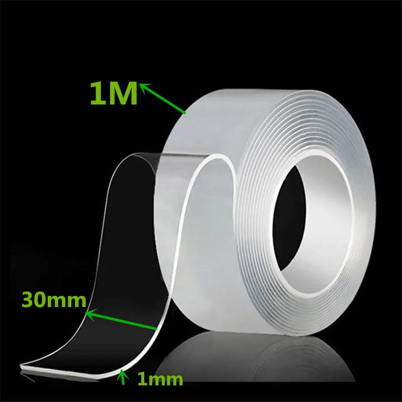 Nano Tape Double Sided Tape Transparent Reusable Waterproof