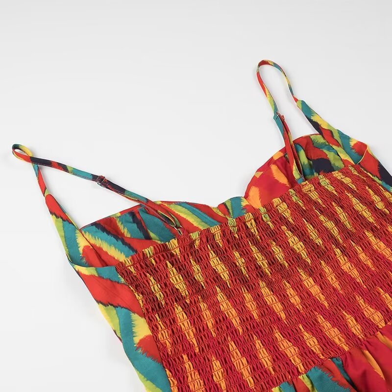 Summery colorful thin dress