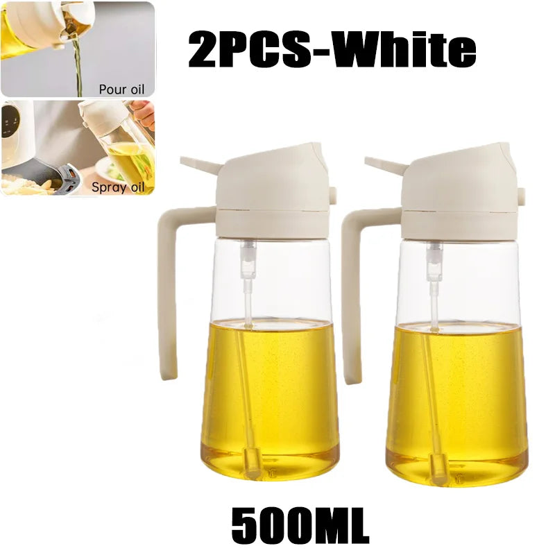 Oil Spray Bottle BBQ Cooking Olive Oil Sprayer Plastic Baking Oil Spray Empty Bottle Vinegar Bottle Or Oil brush 