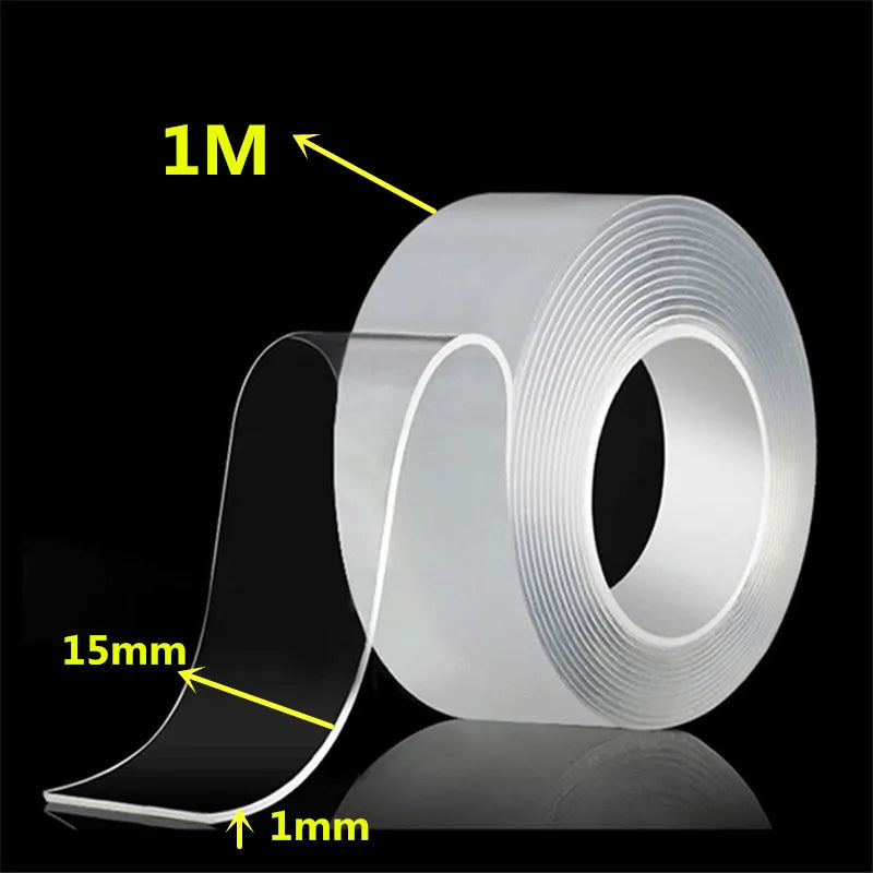 Nano Tape Double Sided Tape Transparent Reusable Waterproof