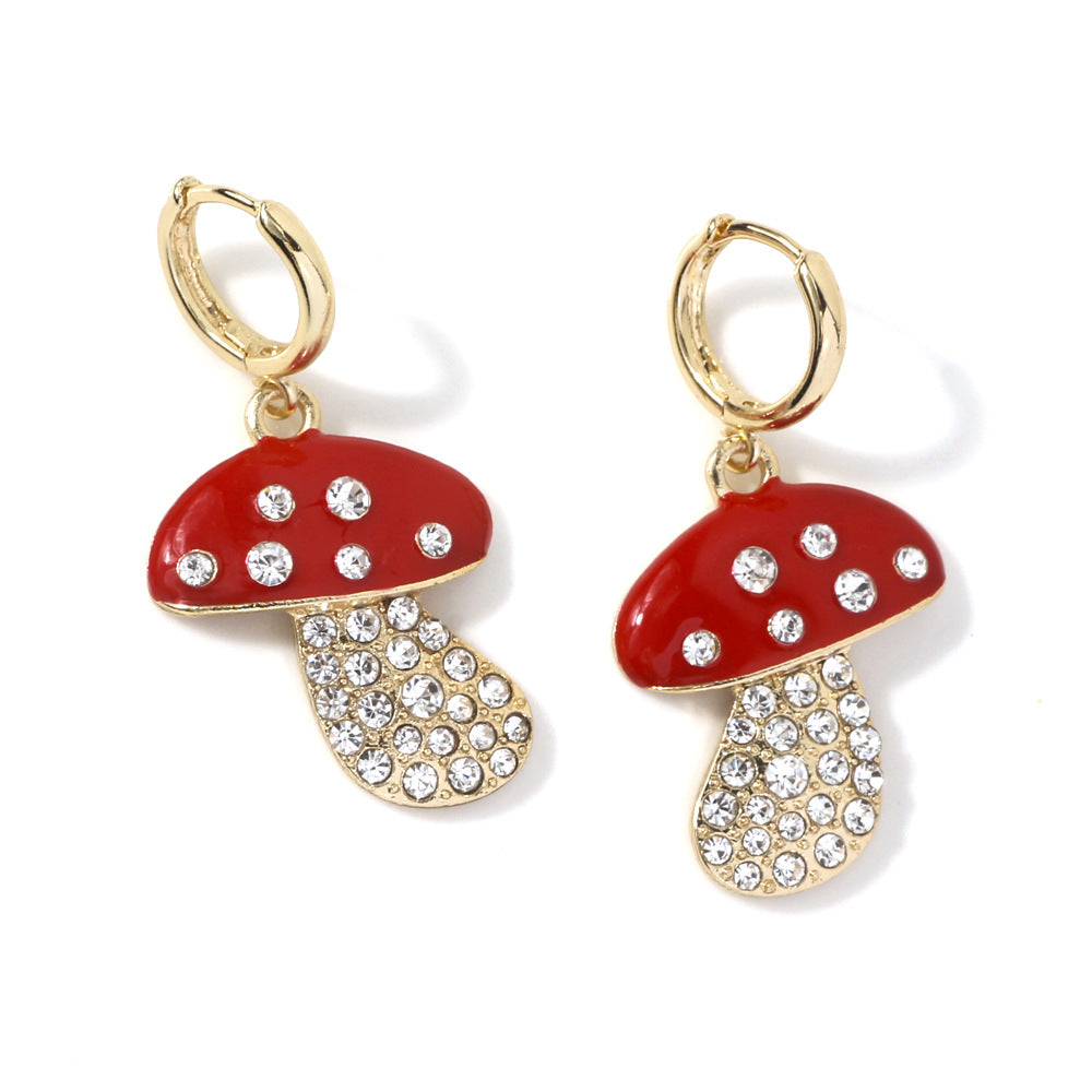 Mushroom earrings