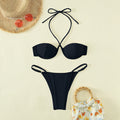 Split Swimsuit Bikini Steel Panther Pattern