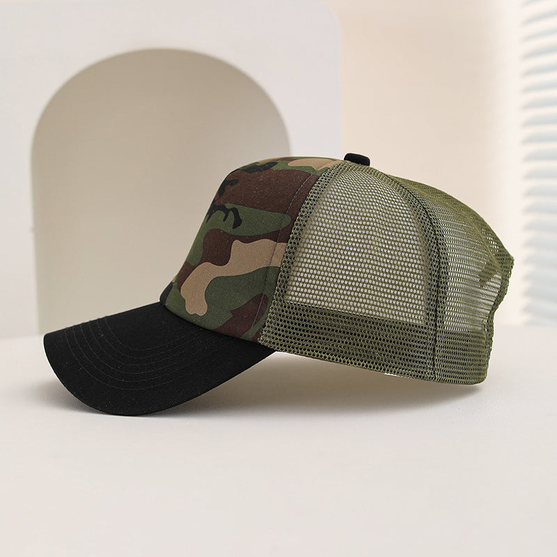 Baseball cap with mesh back