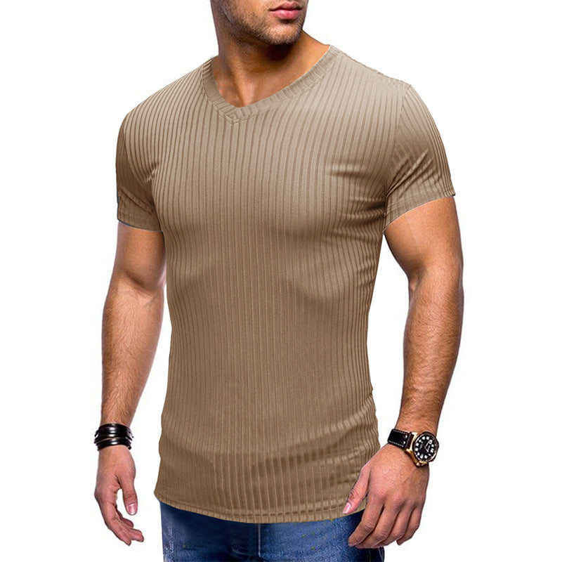 Small V Neck  Men's T-shirt