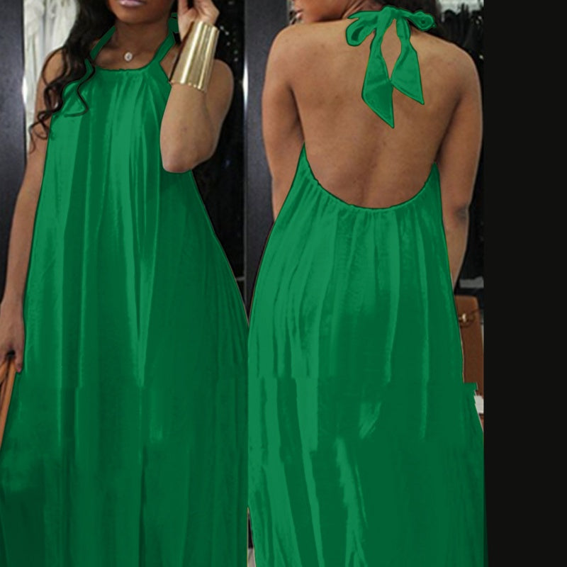 Short-sleeved dress suitable for evening parties