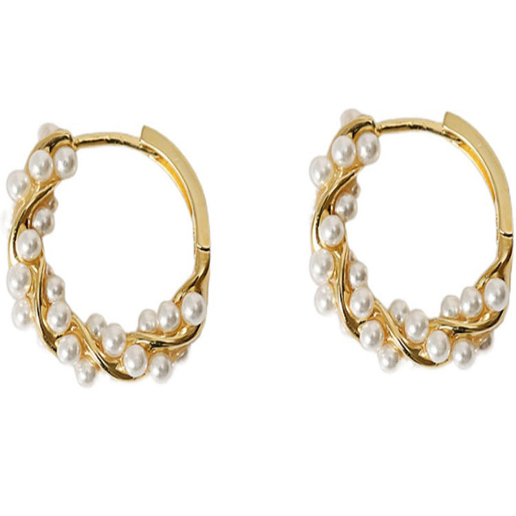 Pearl Earrings Autumn And Winter Special-interest Design