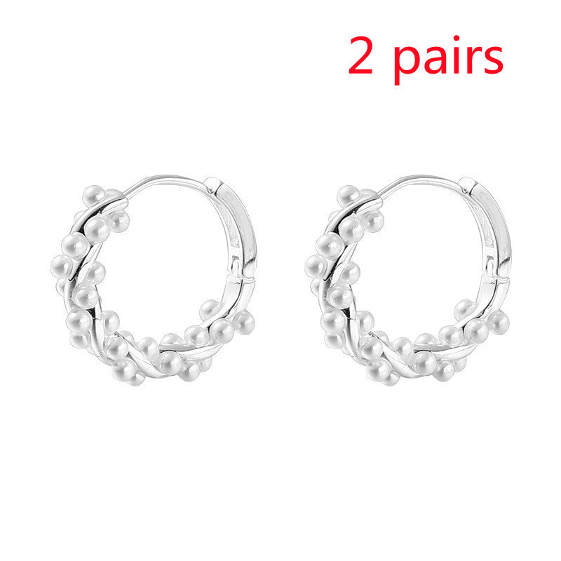 Pearl Earrings Autumn And Winter Special-interest Design
