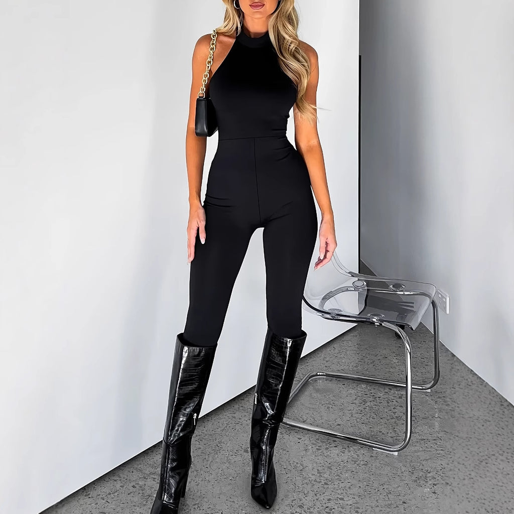 Women's black jumpsuit