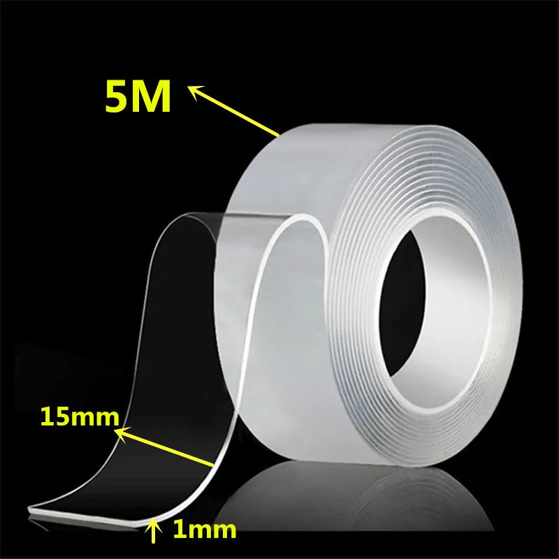 Nano Tape Double Sided Tape Transparent Reusable Waterproof