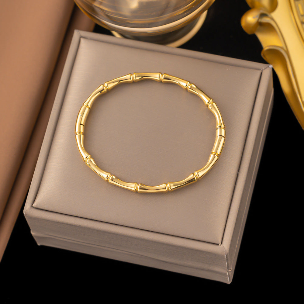 Style Titanium Steel Bracelet For Women, Versatile.