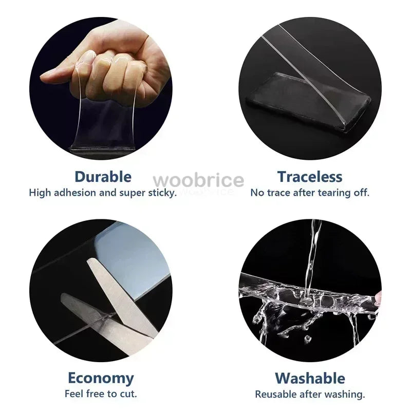 Strong Double Sided Adhesive Monster Tape Waterproof Heavy Duty Wall Stickers for Home 