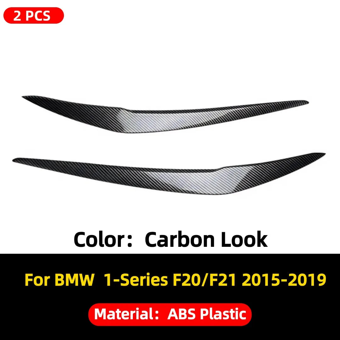 Headlight eyebrow Trim For BMW 1 F20/F21 2015-2019 Kit Tuning Accessories Refit 2PCS