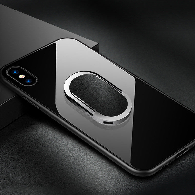 A multi-purpose accessory that fits behind the phone