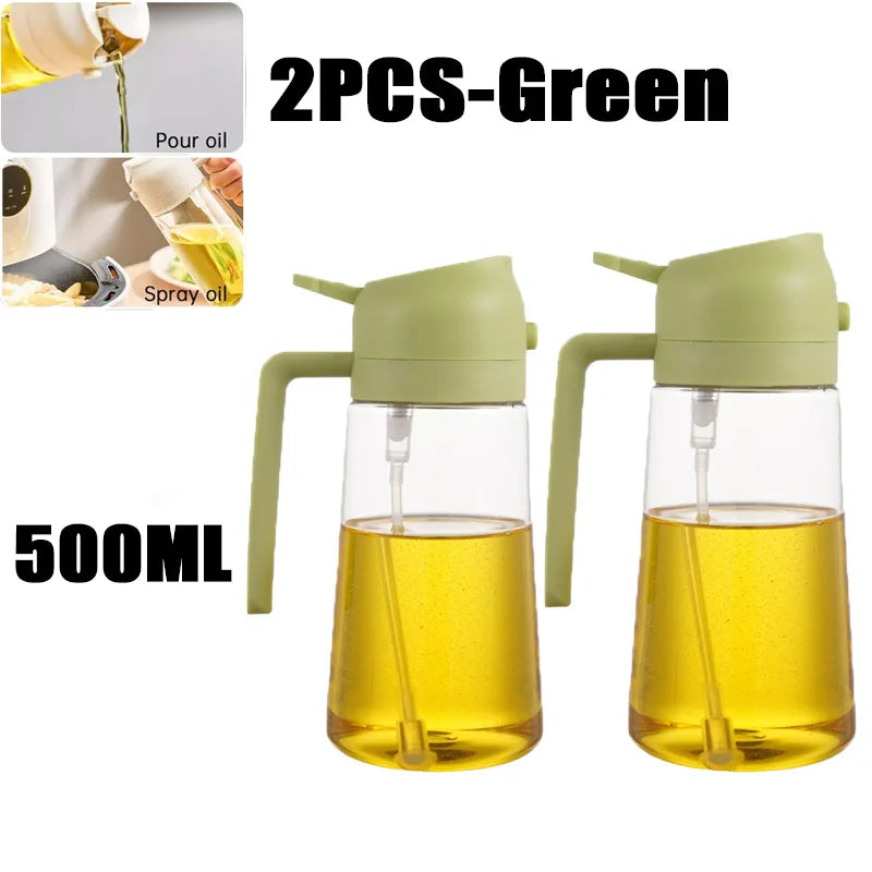 Oil Spray Bottle BBQ Cooking Olive Oil Sprayer Plastic Baking Oil Spray Empty Bottle Vinegar Bottle Or Oil brush 
