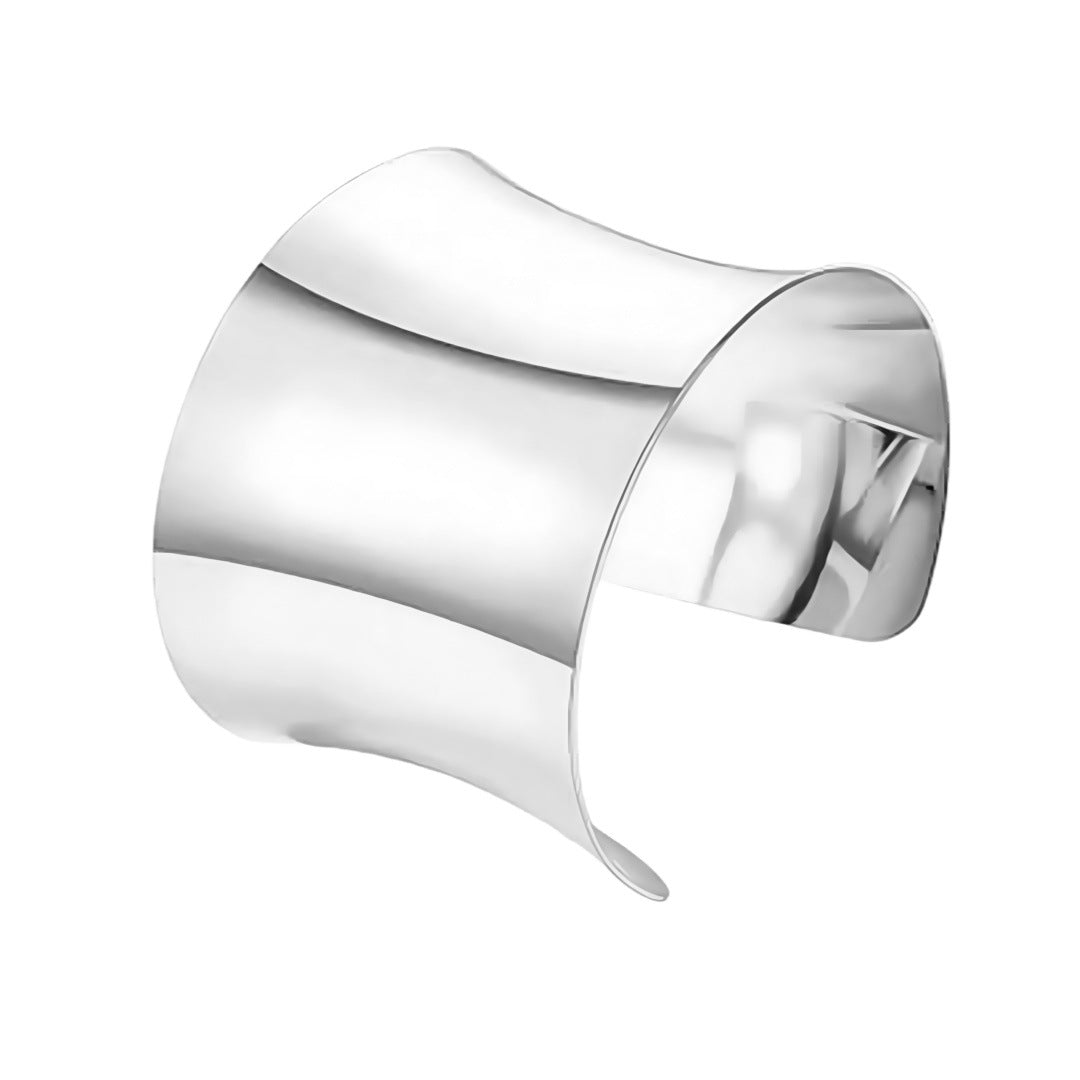 Simple Semi-Circular Hollow C-Shape Bangle