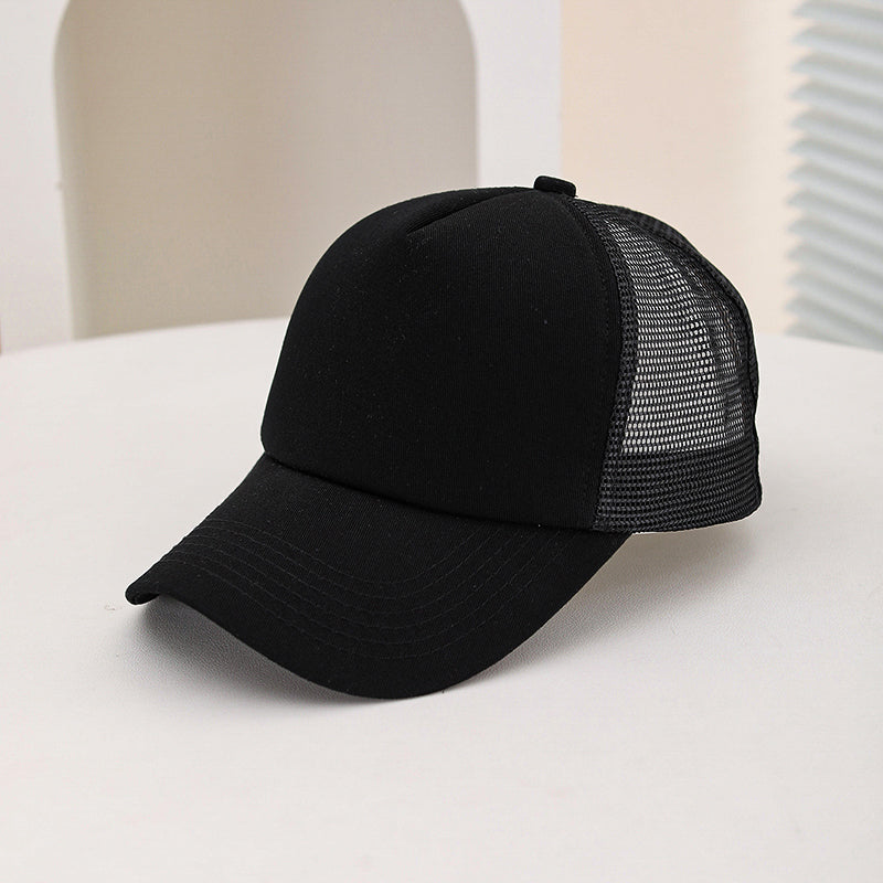 Baseball cap with mesh back