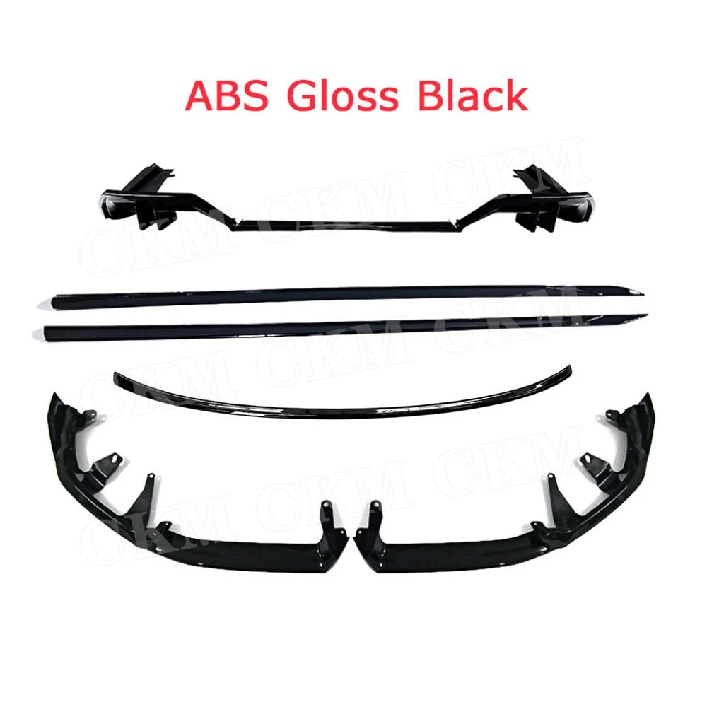 Front Lip Rear Bumper Diffuser Side Body Kits for BMW 5 Series G60 G68 M Sport 2024+ Skirts Rear Trunk Spoiler Accessories