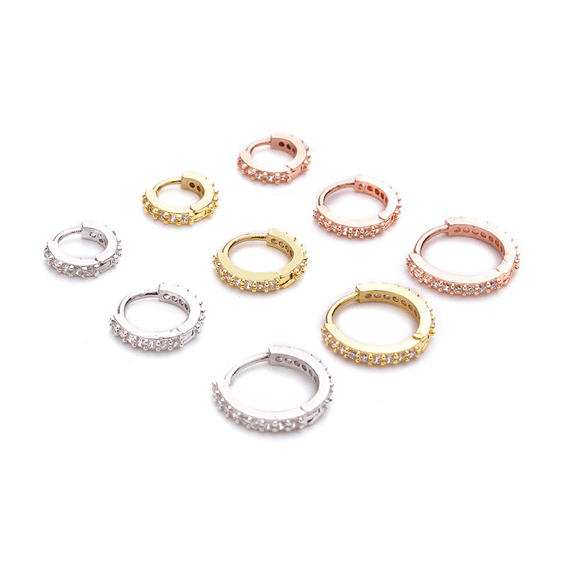 Small hoop earrings
