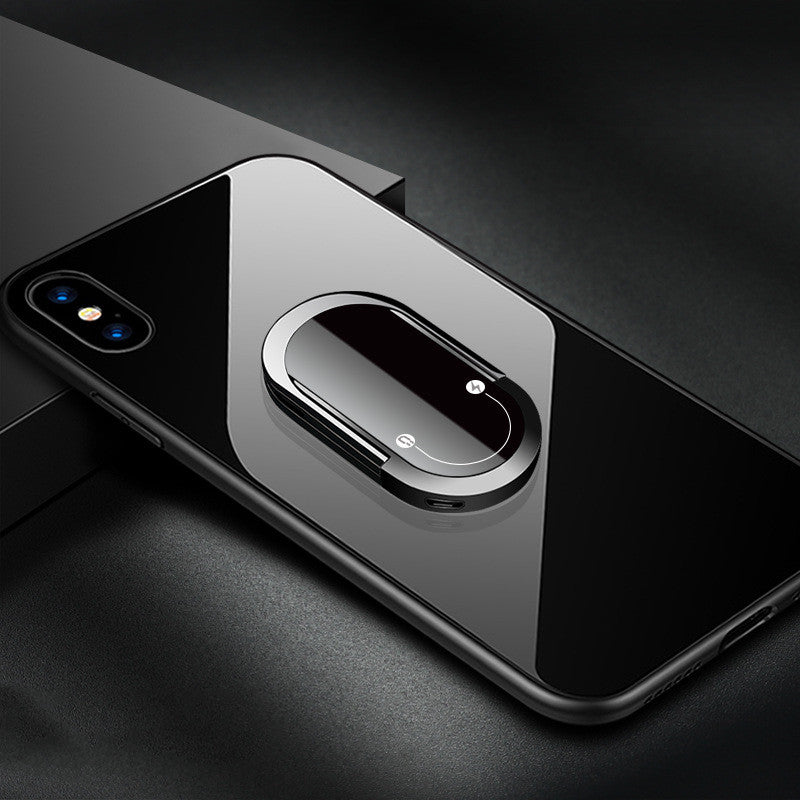 A multi-purpose accessory that fits behind the phone