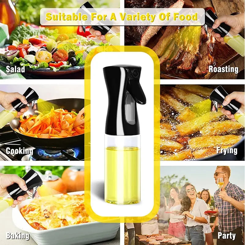 Oil Spray Bottle BBQ Cooking Olive Oil Sprayer Plastic Baking Oil Spray Empty Bottle Vinegar Bottle Or Oil brush 