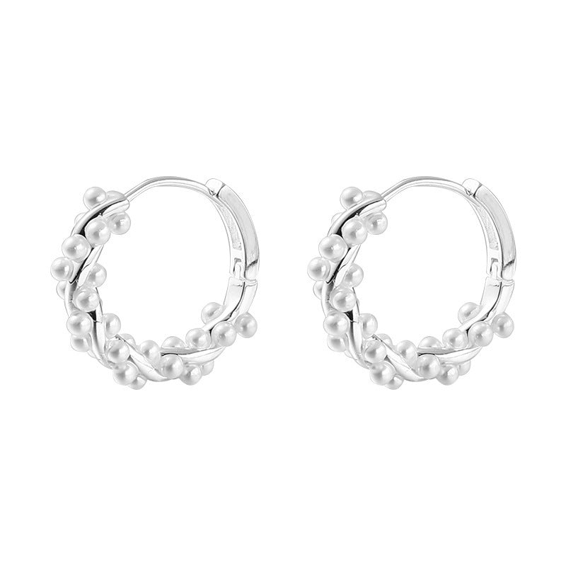 Pearl Earrings Autumn And Winter Special-interest Design