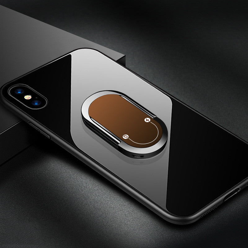 A multi-purpose accessory that fits behind the phone