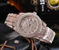 All-Diamond Stainless Steel Quartz Watch