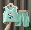 Children's Vest Suit Summer Pure Cotton