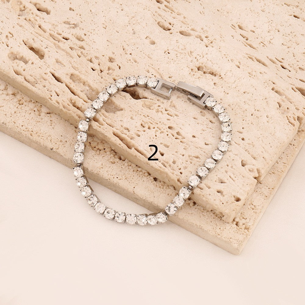 Minimalist Diamond-studded