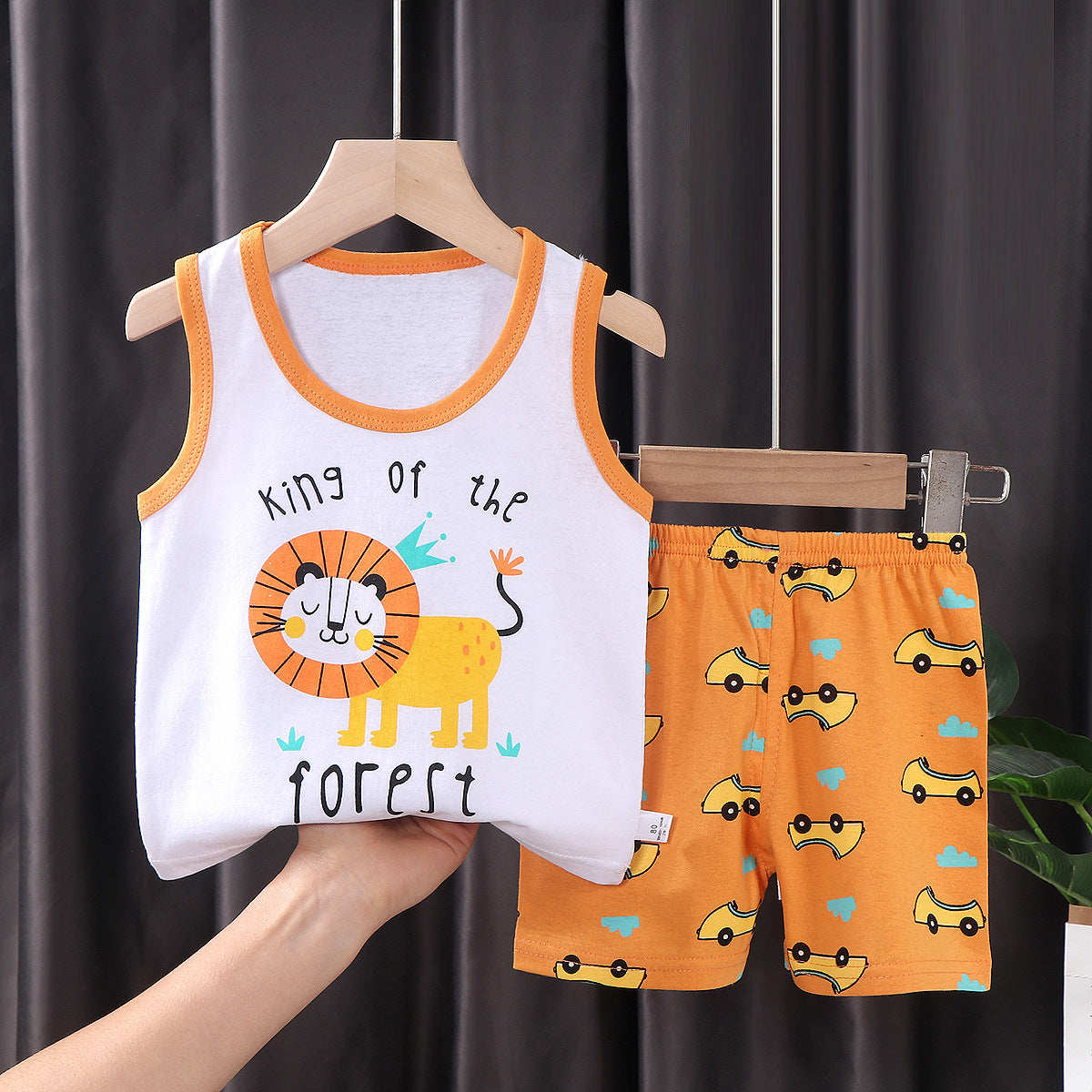 Children's Vest Suit Summer Pure Cotton