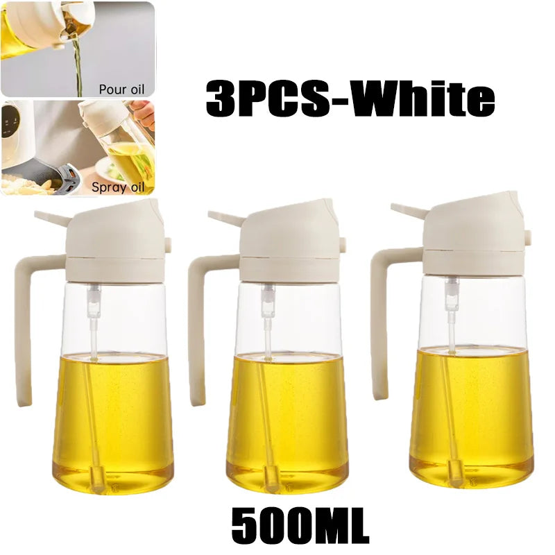 Oil Spray Bottle BBQ Cooking Olive Oil Sprayer Plastic Baking Oil Spray Empty Bottle Vinegar Bottle Or Oil brush 