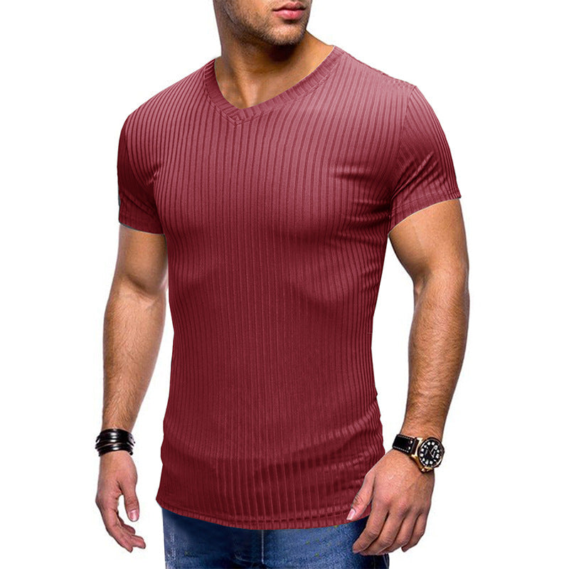 Small V Neck  Men's T-shirt