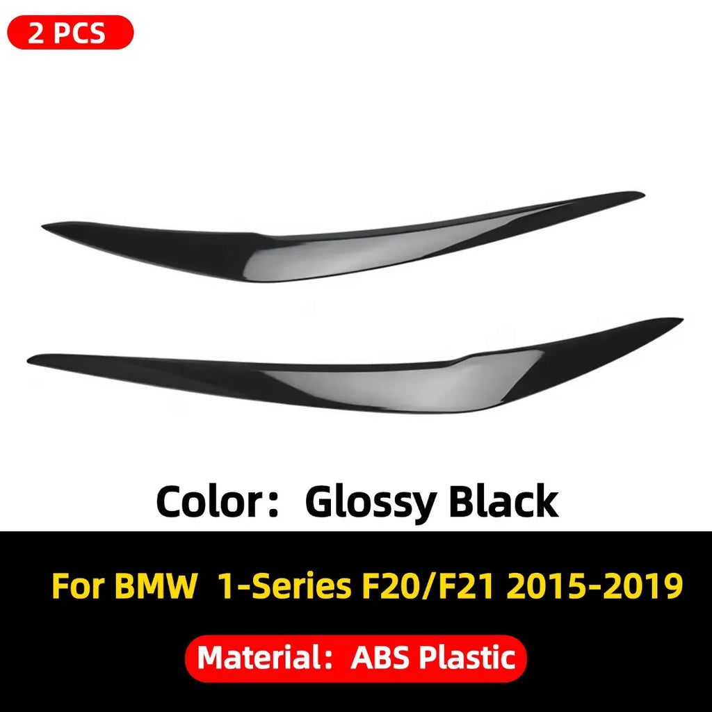 Headlight eyebrow Trim For BMW 1 F20/F21 2015-2019 Kit Tuning Accessories Refit 2PCS