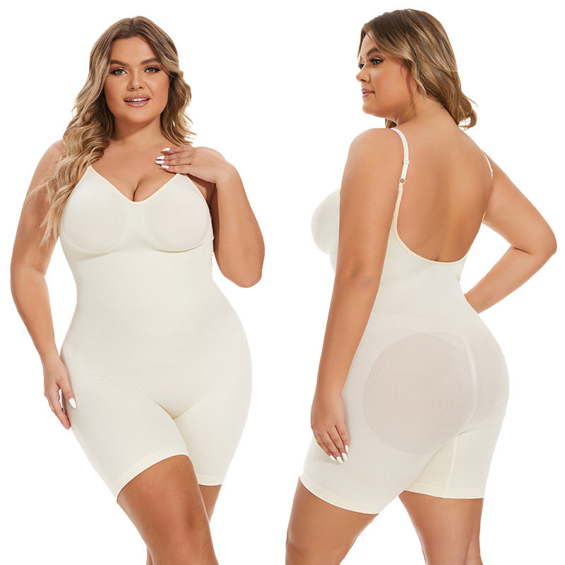 Seamless Postpartum Hip Lifting Body Shaping Belly Contraction Jumpsuit